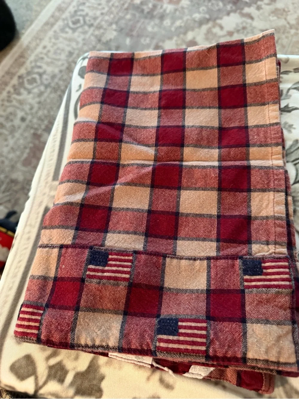 3 new park designs placemats and a patriotic small table covering